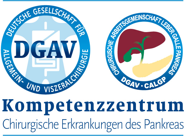Zertifikat der DGAV Kompetenzzentrum für Erkrankungen des Pankreas